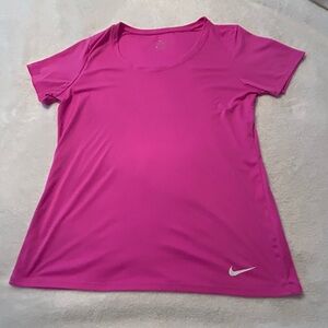 Nike Women's Vibrant Pink Short Sleeve Tee